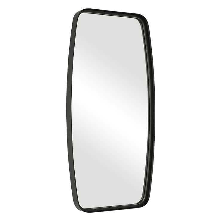 Simpla Serene Black 20x40" Rectangle Mirror