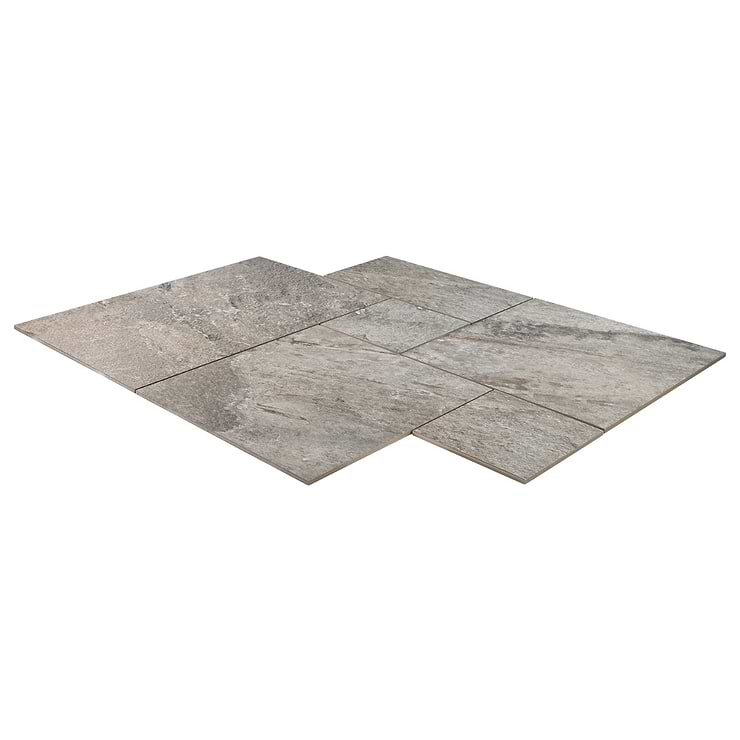 Shala Storm Gray French Pattern Matte Porcelain Tile