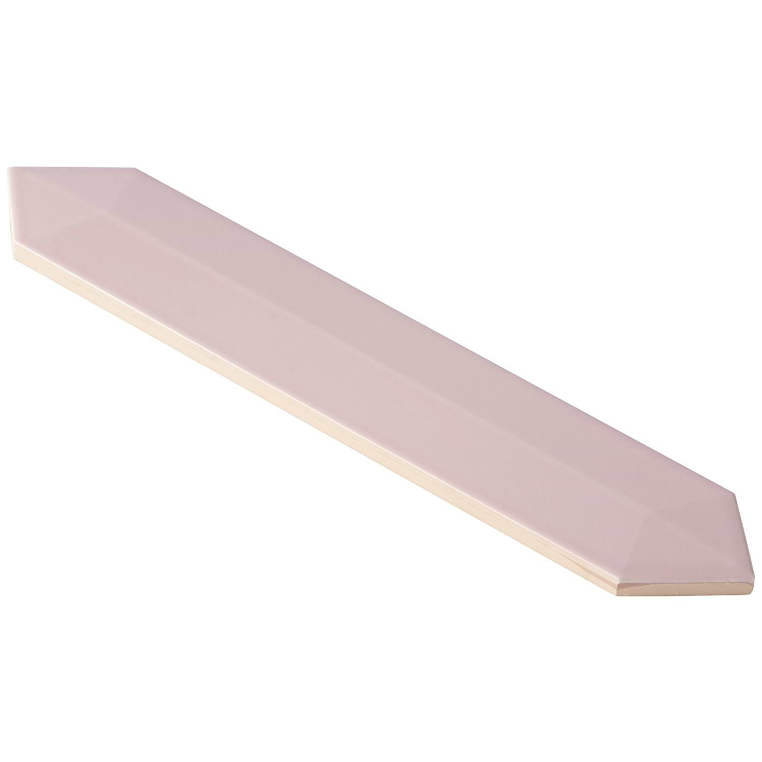 Shop Kent Pink 3x12 Contour 3D Picket Polished Ceramic Wall Tile ...