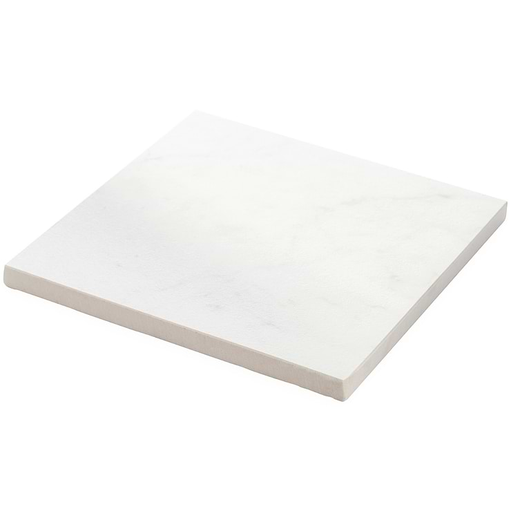 Marble Tech Bianco Gioia 6x6 Matte Marble Look Porcelain Tile