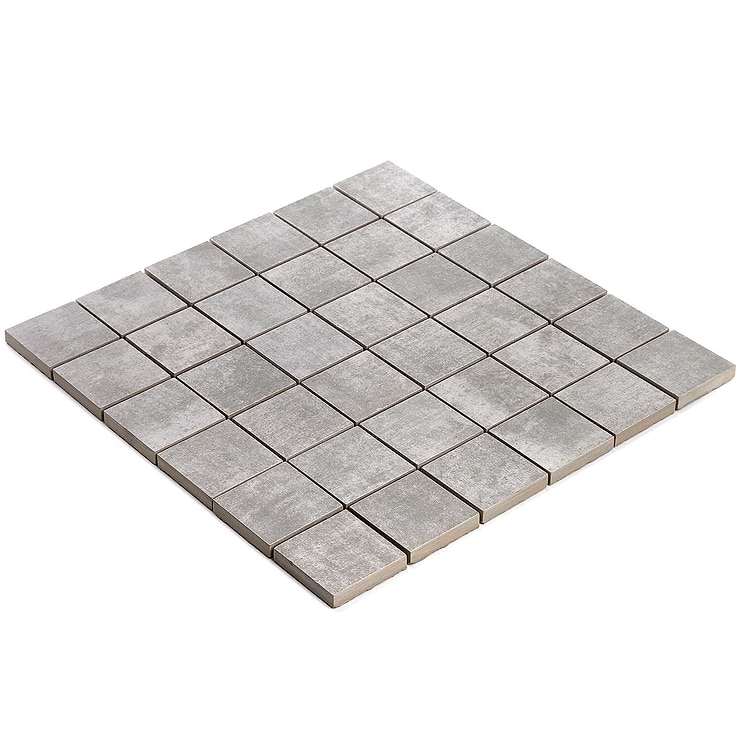 Basic Cement Grigio 2x2 Matte Porcelain Mosaic Tile