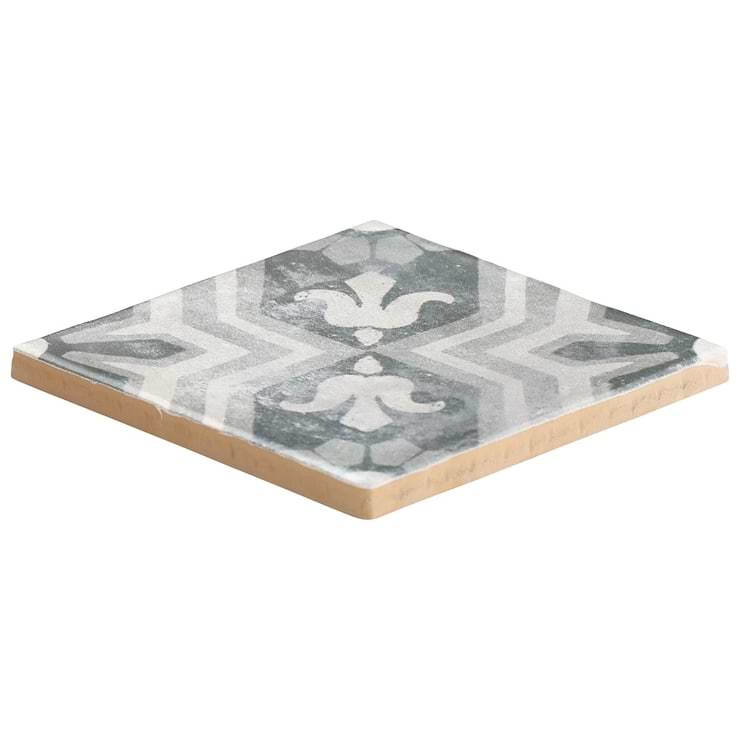 Paula Purroy Talia Alta Blue Gray 5x5 Matte Ceramic Tile