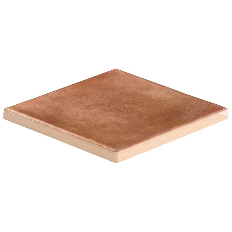 Paula Purroy Talia Terracotta 5x5 Matte Ceramic Tile