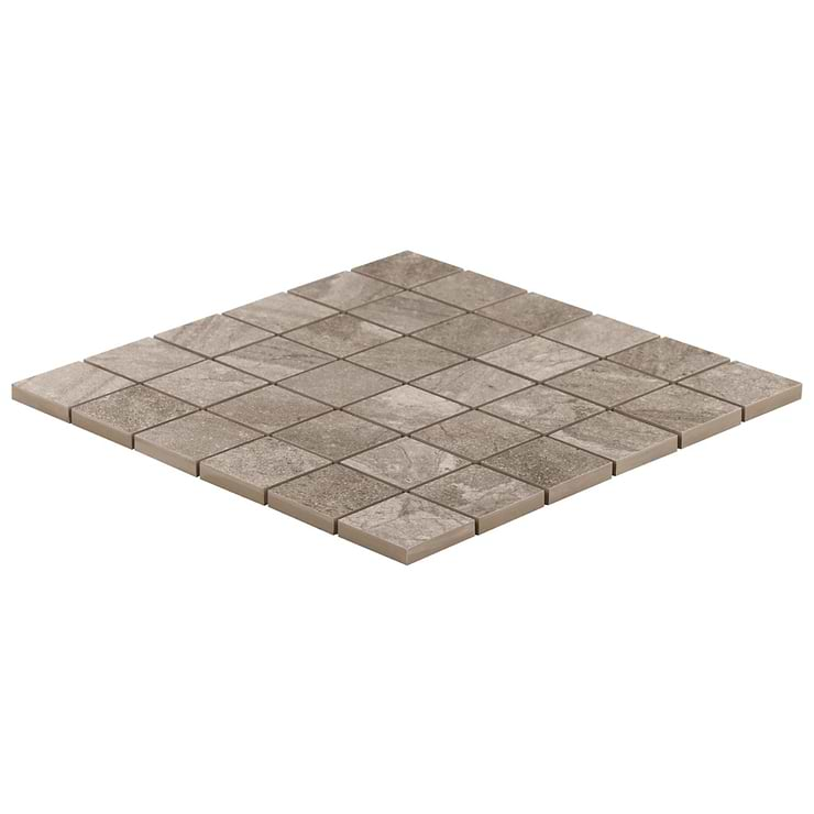 Santo Pearl Gray 2x2 Matte Porcelain Mosaic Tile