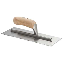 Ultralight Traditional Wood 1/4" x 1/4" Square Notched Trowel