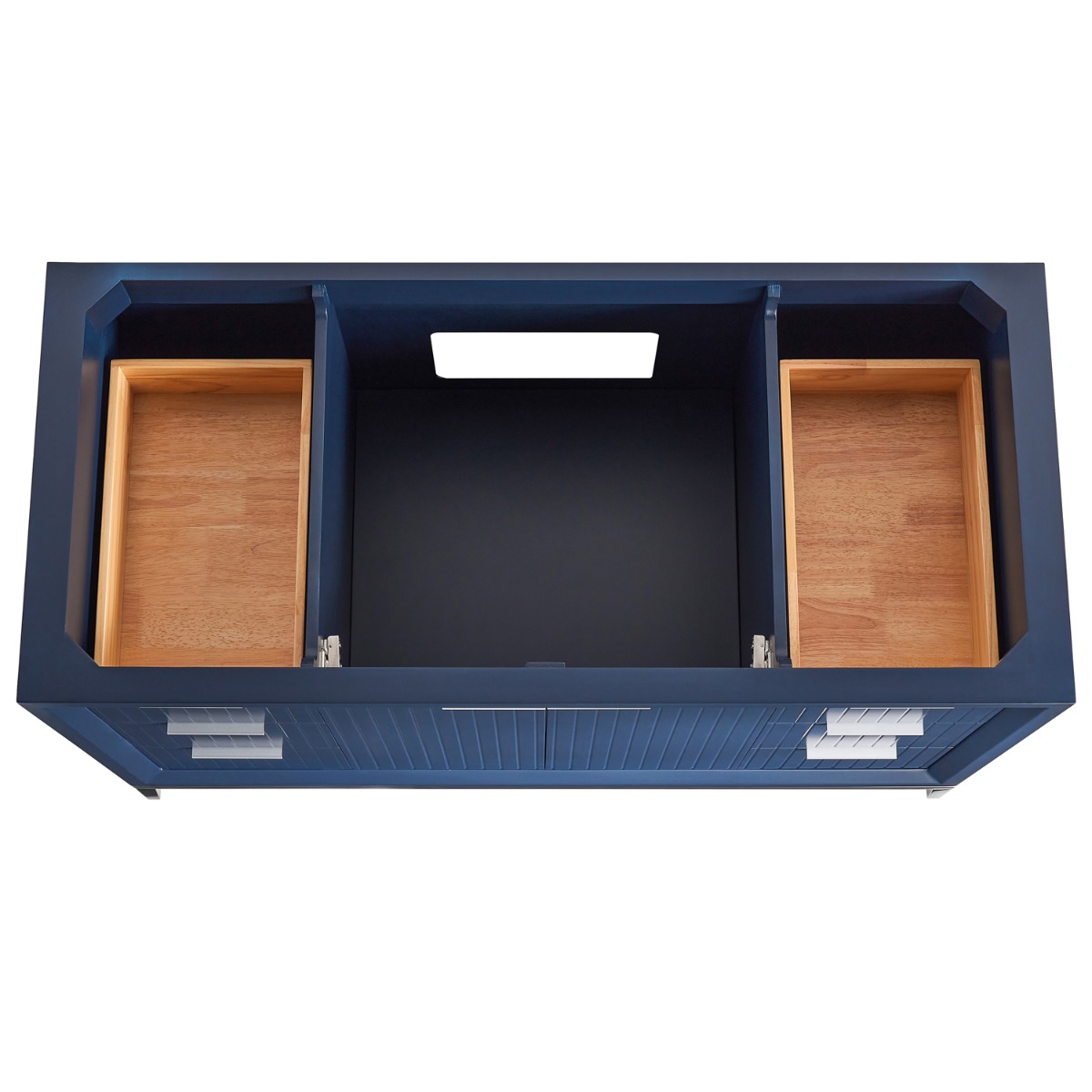 Bungalow Navy and Silver 48" Single Vanity without Top