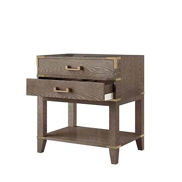 Calico Gray Oak 30" Single Vanity without Top