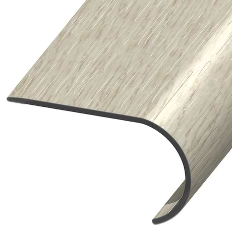 Hudson Misty Sky 2.48x1.52x94" LVT Round Stair Nose by Versatrim