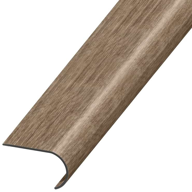 Fleetwood Mocha 2.48x1.52x94" LVT Round Stair Nose by Versatrim