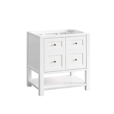 Breckenridge Bright White 30" Single Vanity without Top by JMV