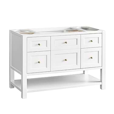 Breckenridge Bright White 48" Single Vanity without Top by JMV