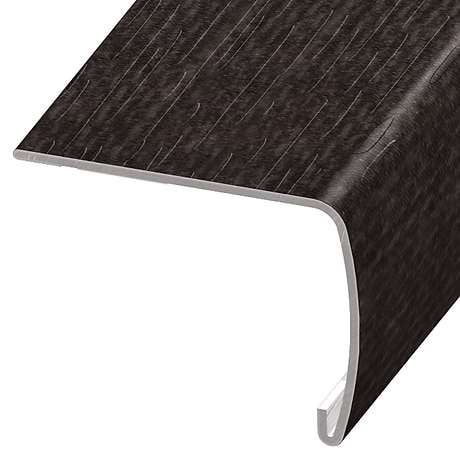 Ristretto LVT Charcoal Black 2x1.5x94" VersaEdge Xtra Tall Stair Nose by Versatrim