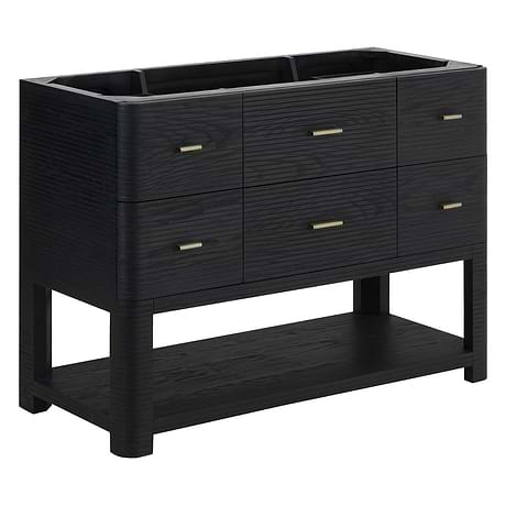 Lucian Carbon Oak 48" Single Vanity without Top by JMV