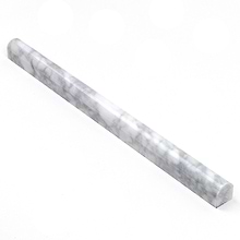 Carrara Polished Marble Pencil Liner 