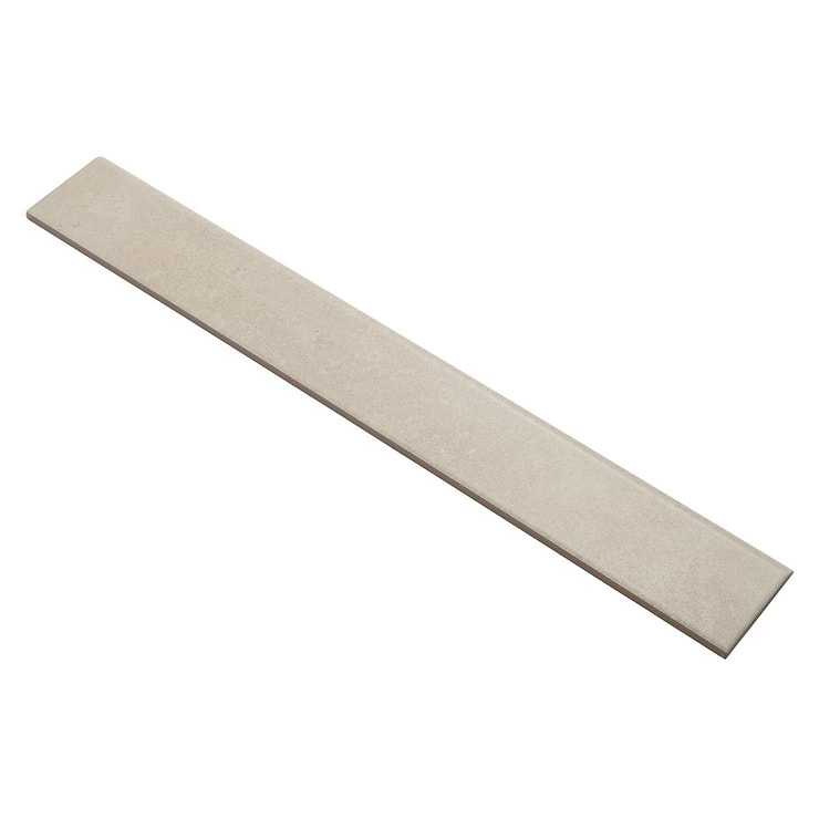 Stoneside Cream Beige 3x24 Porcelain Matte Bullnose