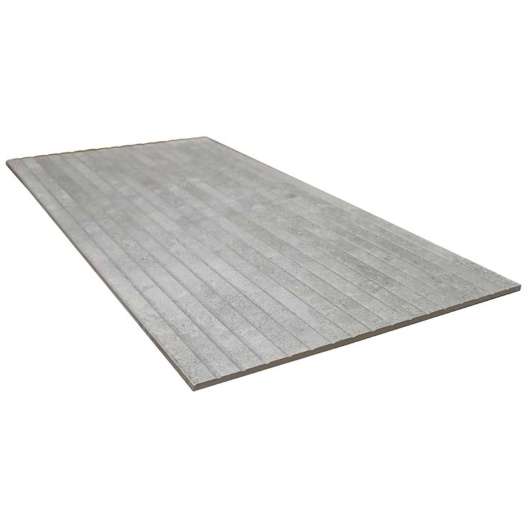 Lune Ribbon Gray 24x48 Matte Porcelain Tile