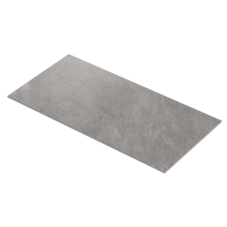 Era Slate Gray 24x48 Limestone Look Matte Porcelain Tile