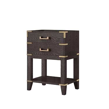 Calico Brown Oak 24" Single Vanity without Top