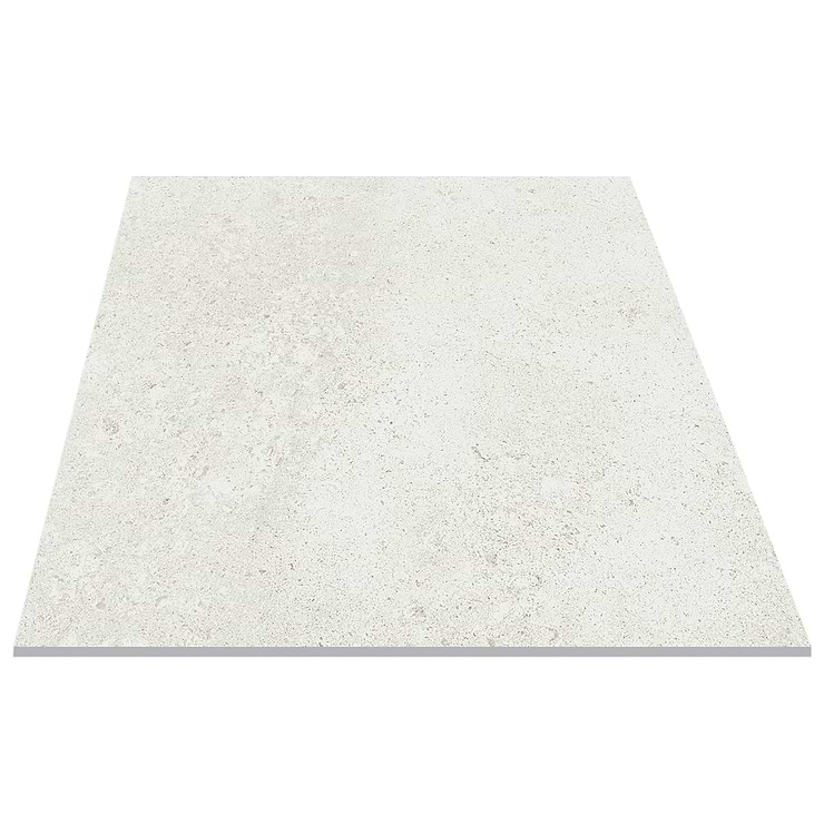 Sample-New Rock Perla White Limestone Look Matte Porcelain Tile