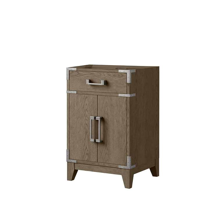 Aiden Gray Oak 20" Single Vanity with Integrated White Acrylic Top