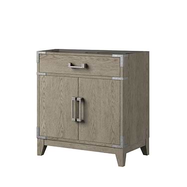 Aiden Gray Oak 30" Single Vanity without Top
