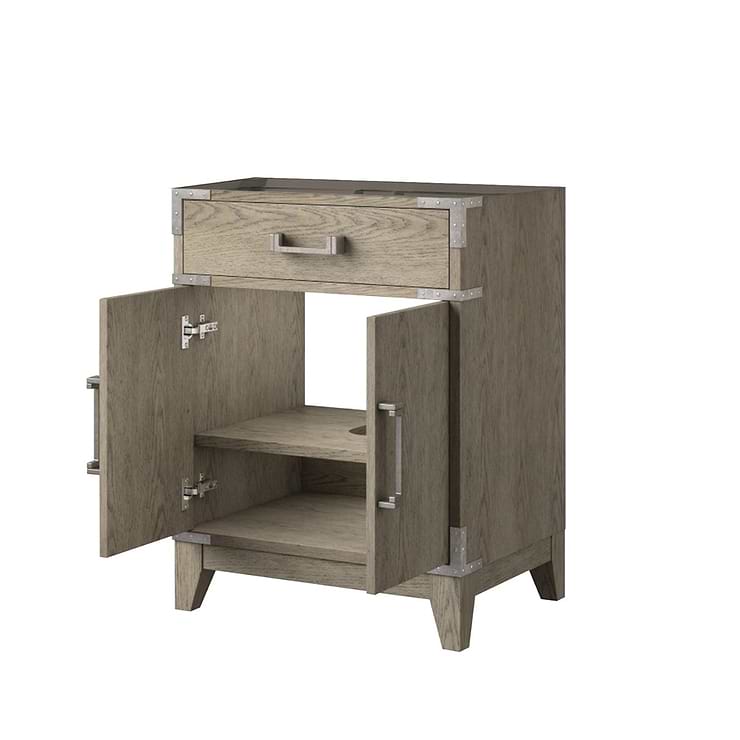 Aiden Gray Oak 24" Single Vanity without Top