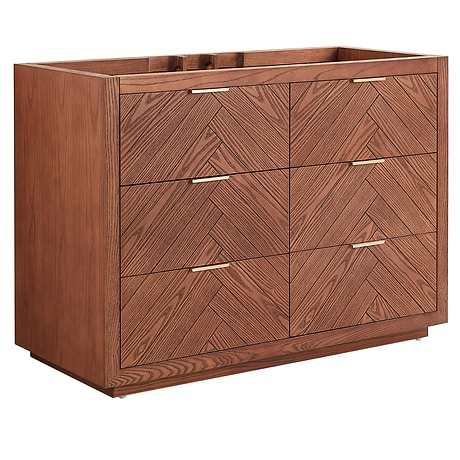 Marilyn Woodgrain 48" Single Vanity without Top