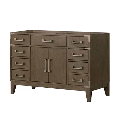 Aiden Gray Oak 48" Single Vanity without Top