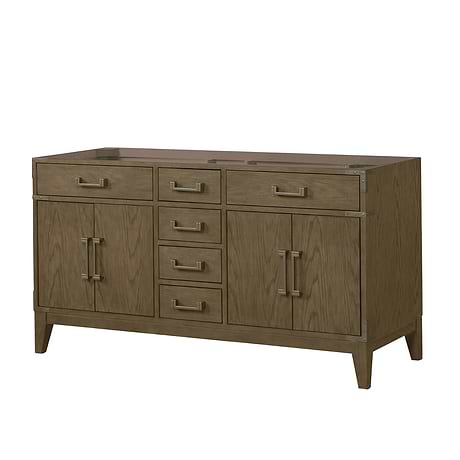 Aiden Gray Oak 60" Single Vanity without Top