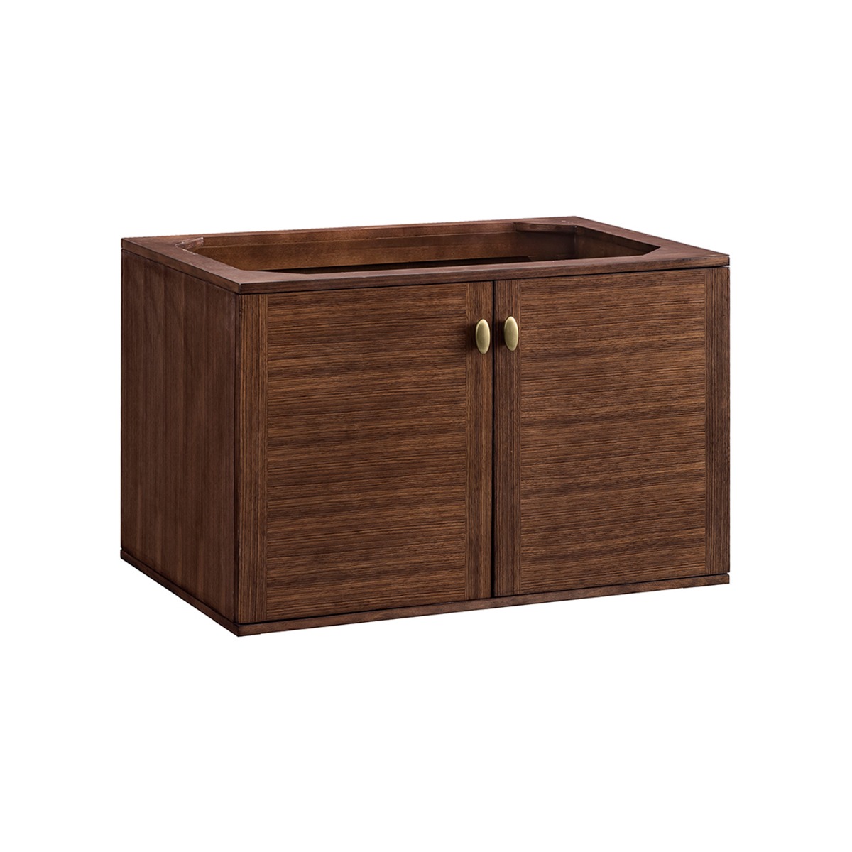 Amberly Mid-Century Walnut 36" Single Vanity without Top by JMV