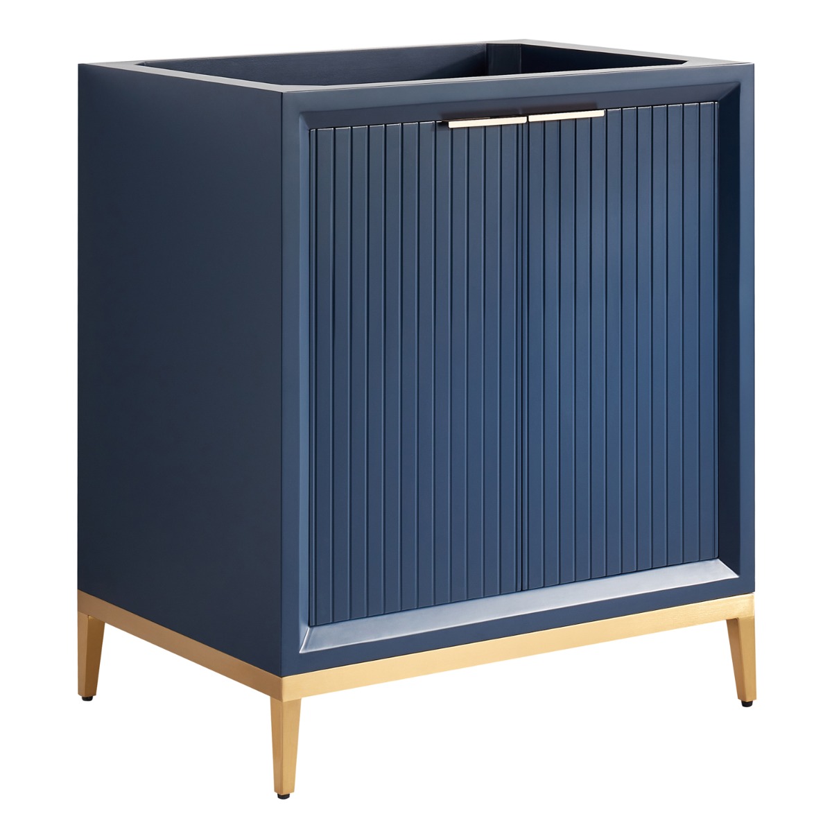 Bungalow Navy and Gold 30" Single Vanity without Top