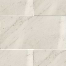 Asian Statuary White 6x18 Honed Marble Tile