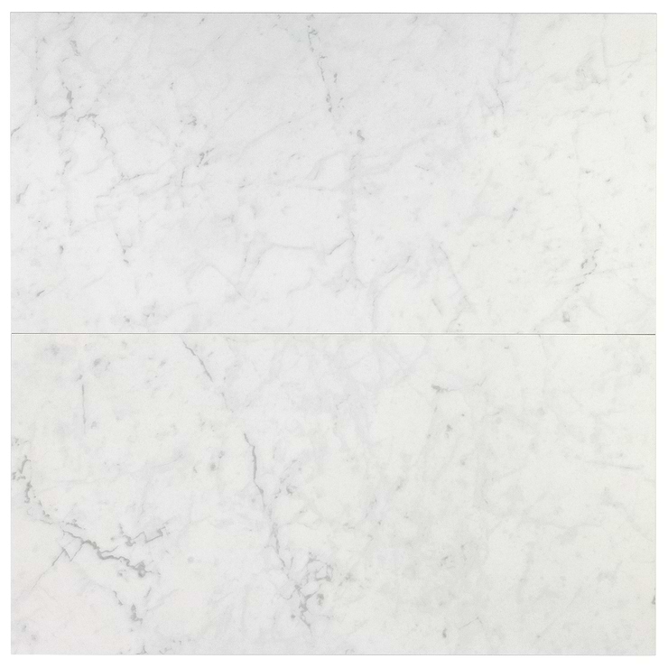 Marble Tech Bianco Gioia 12x24 Matte Stone-Look Porcelain Tile