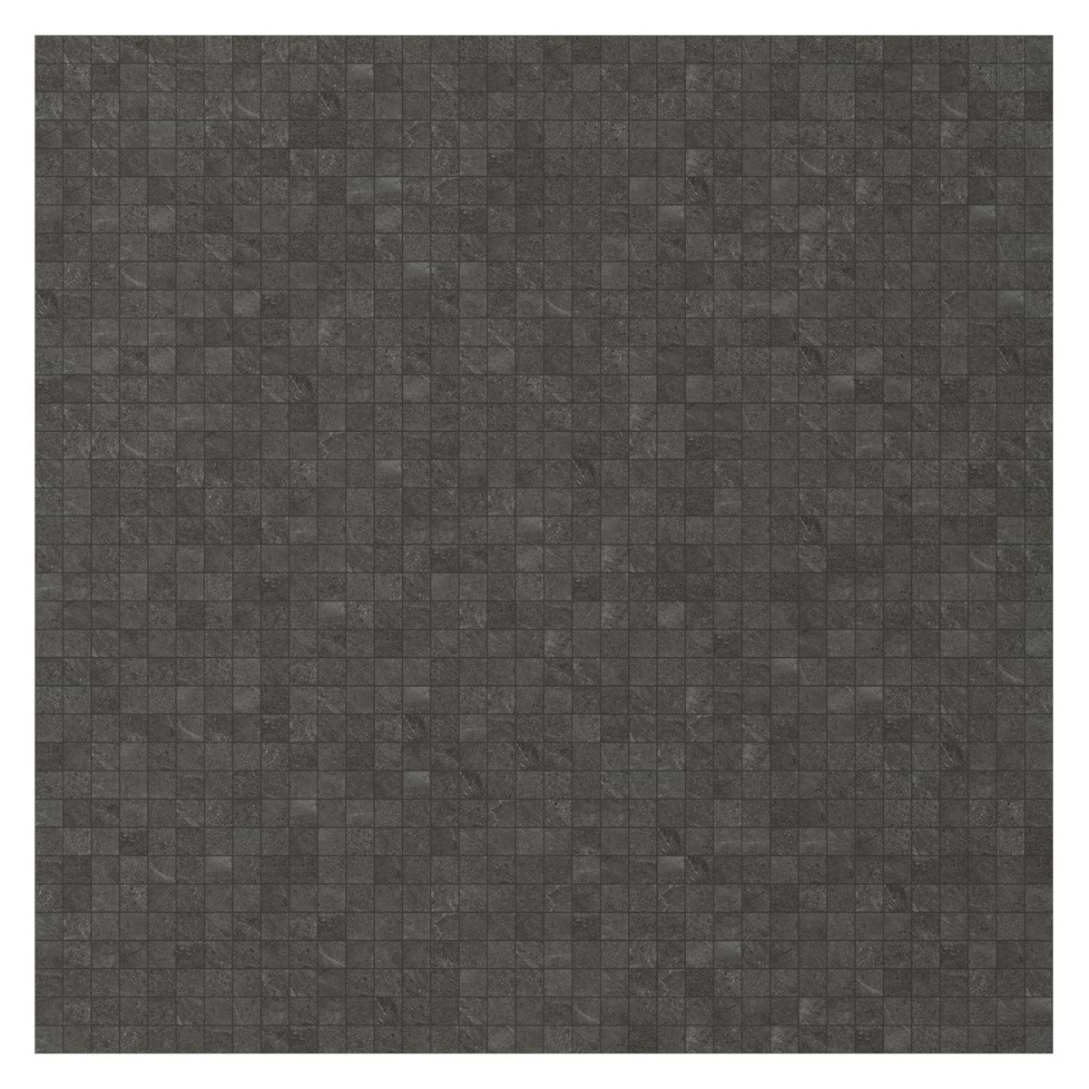 Era Charcoal Black 2x2 Limestone Look Matte Porcelain Mosaic Tile ...