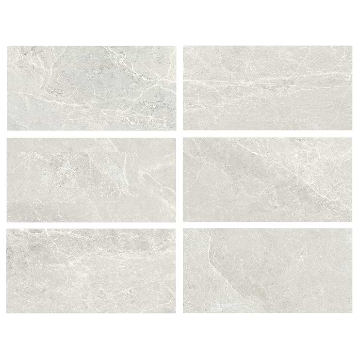 ZenTech Chalk White 12x24 Matte Porcelain Tile