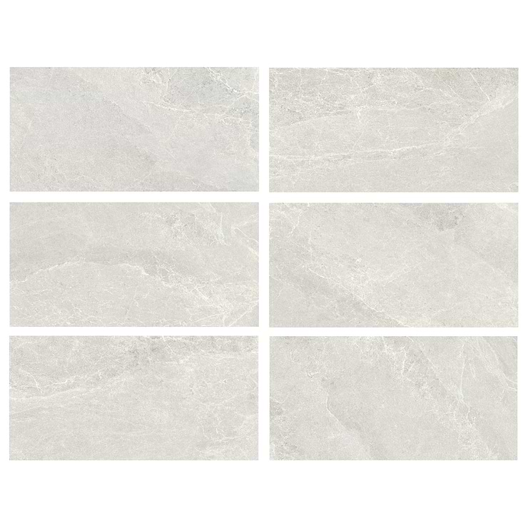 ZenTech Chalk White 24x48 Matte Porcelain Tile