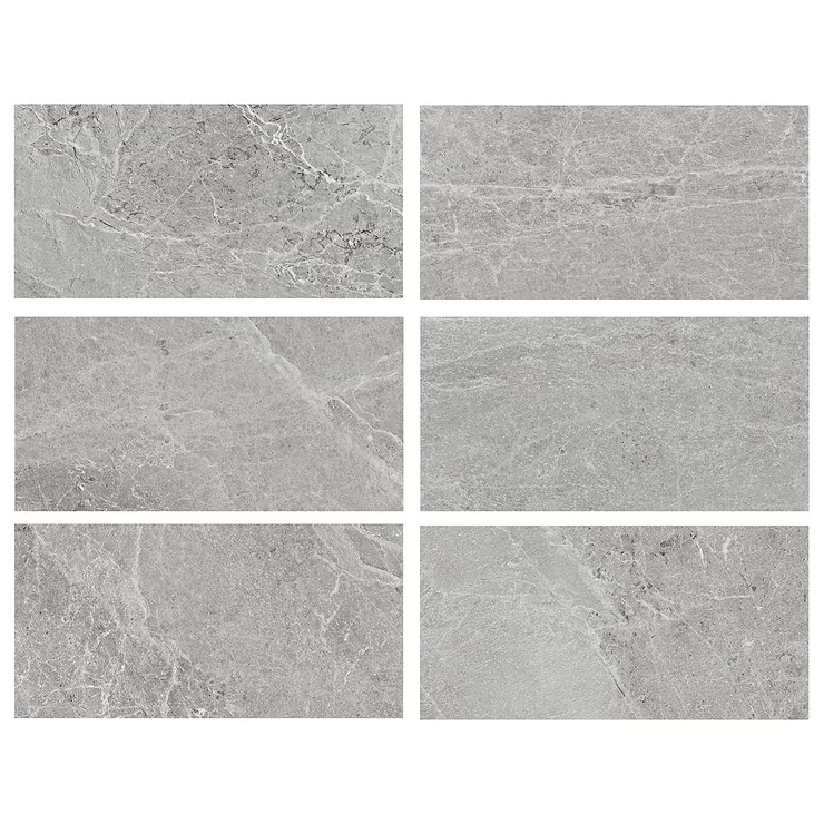 ZenTech Silver Gray 12x24 Matte Porcelain Tile