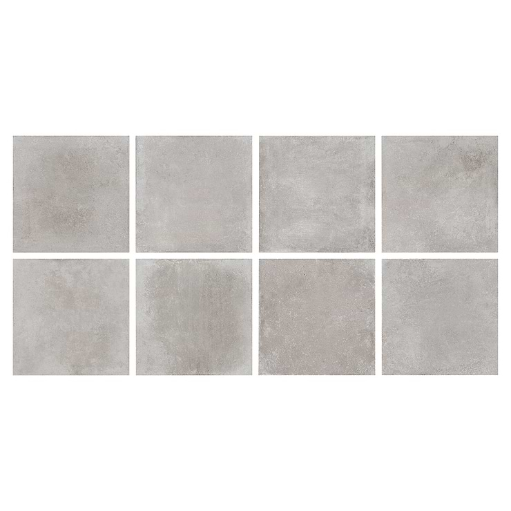 Stoneside Pearl Gray 36x36 Matte Porcelain Tile