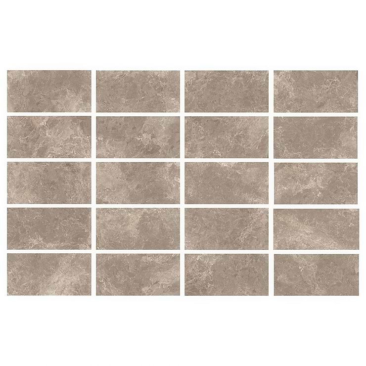 Marmo Perfetto Tortora Gray 24x48 Semi-Polished Porcelain Tile