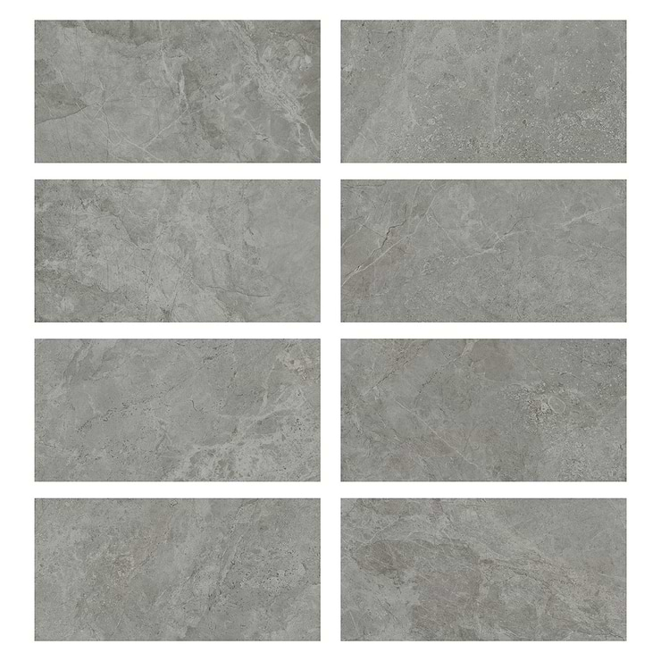 Thor Fossil Gray 12x24 Matte Porcelain Tile