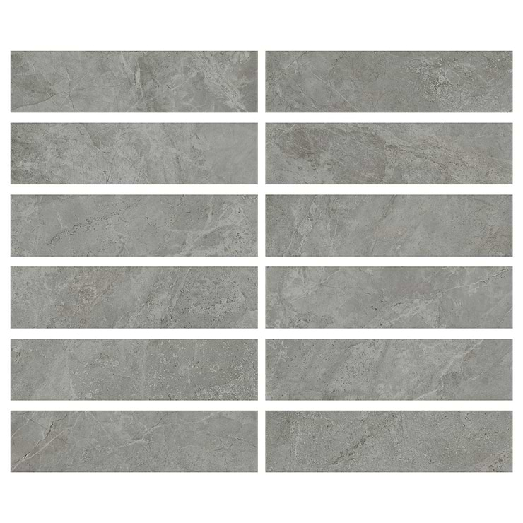 Thor Fossil Gray 9x36 Matte Porcelain Tile