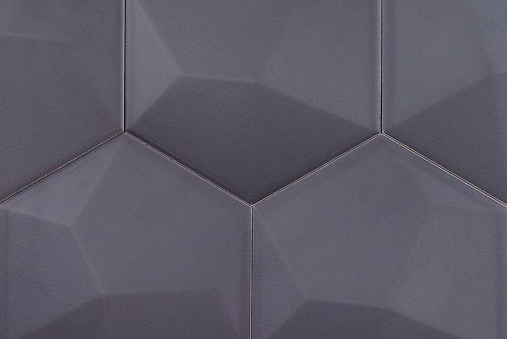 Exagoni Dimension Grafito Matte Hexagon Ceramic Tile