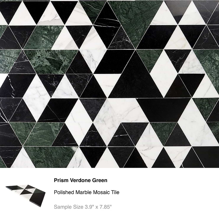 Top Selling Art Deco Marble Tiles Sample Bundle (5)