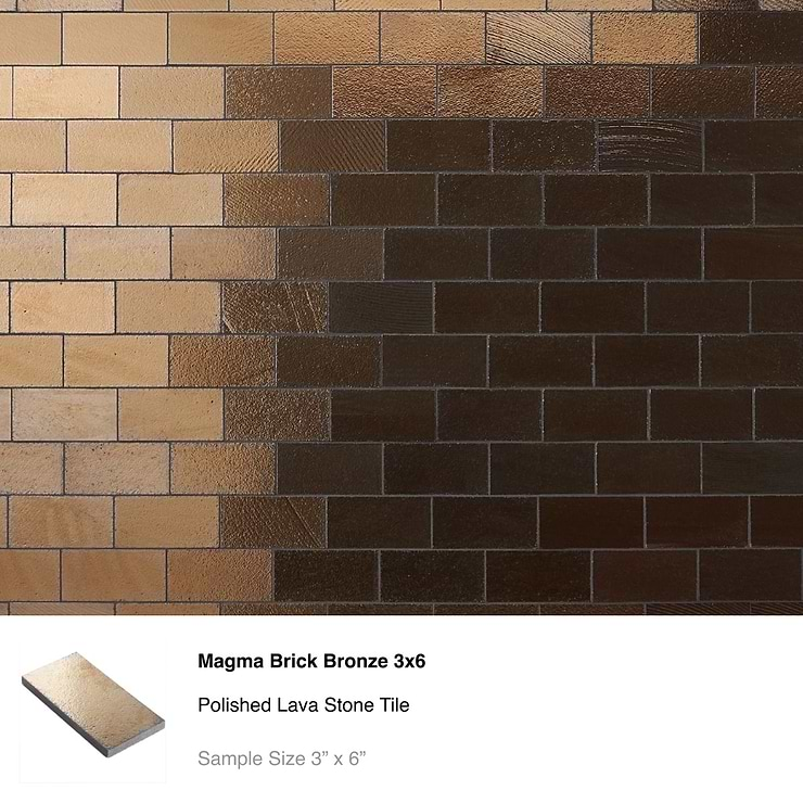 Top Selling Brown Subway Tiles Sample Bundle (5)