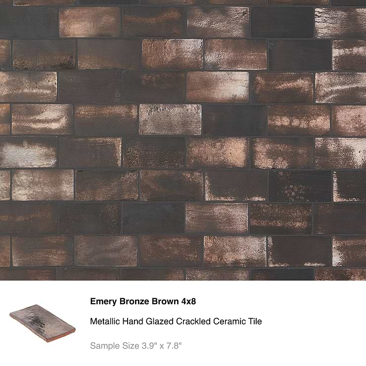 Top Selling Brown Subway Tiles Sample Bundle (5)