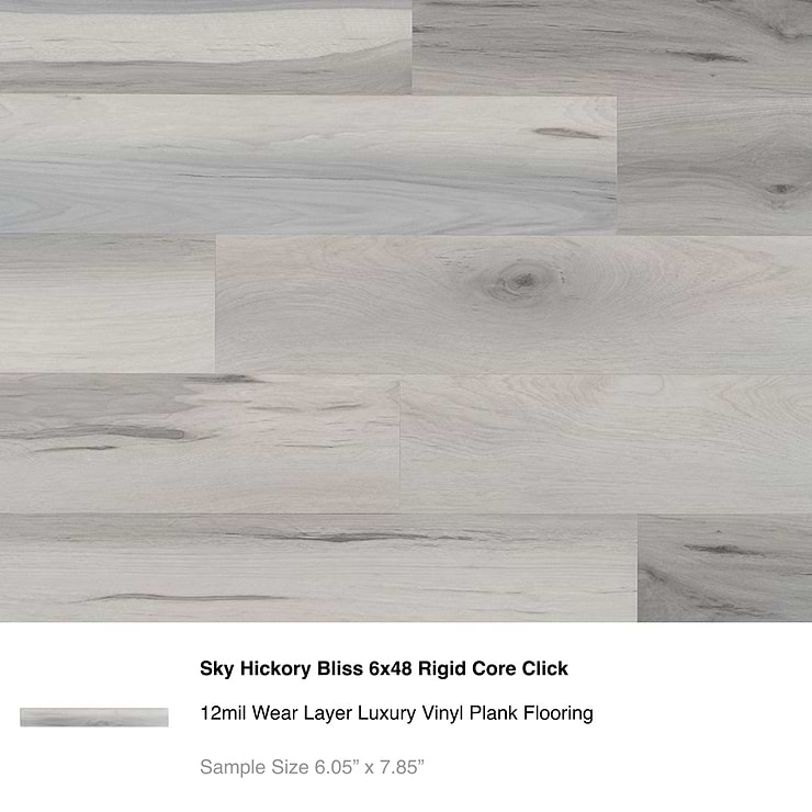 Top Selling Cool Gray Luxury Vinyl Flooring Tiles Sample Bundle (5)