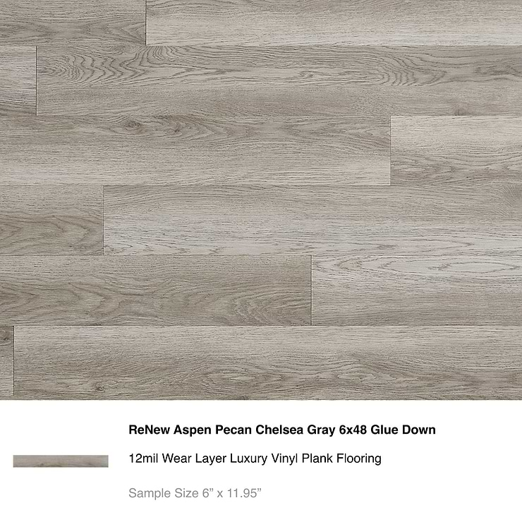 Top Selling Warm Gray Luxury Vinyl Flooring Tiles Sample Bundle (5)