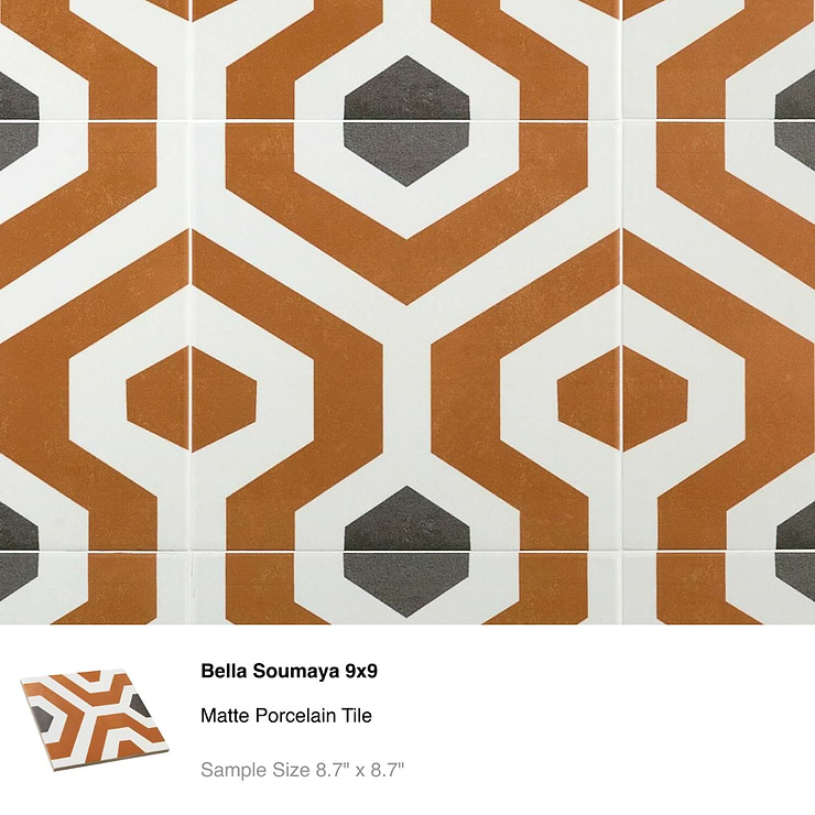 Top Selling Mediterranean Pattern Tiles Sample Bundle (5)