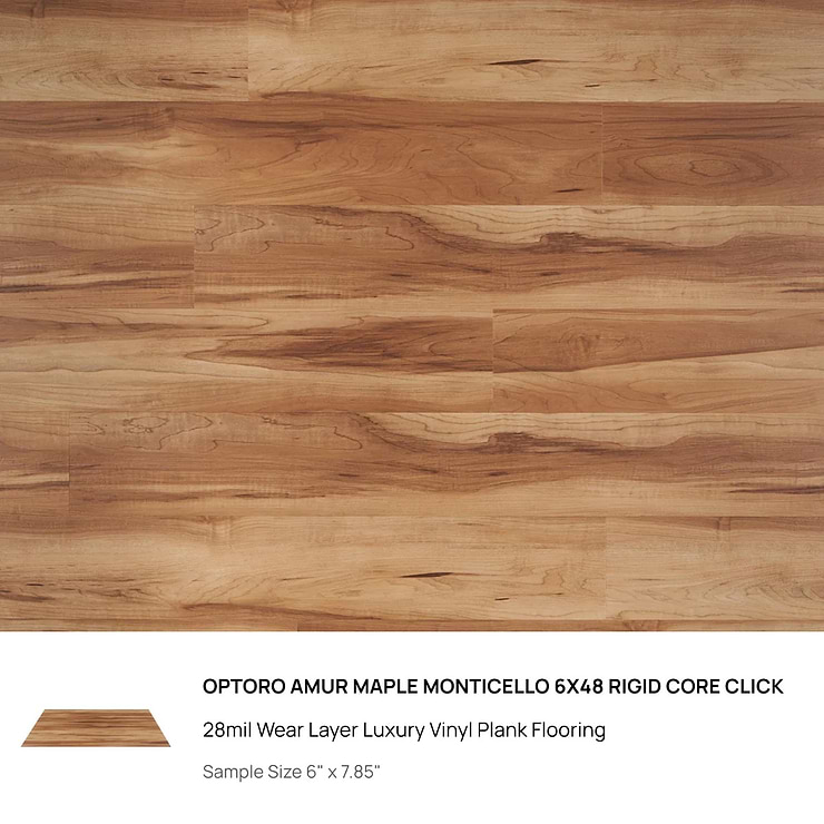 Top Selling Natural Oak Click Lock LVT Sample Bundle (5)