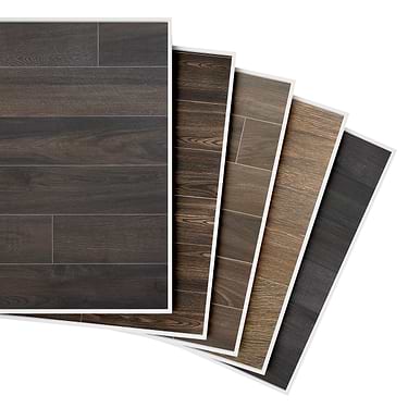 Sample Bundle 5 Best Selling Dark Wood Look Plank Porcelain Tiles